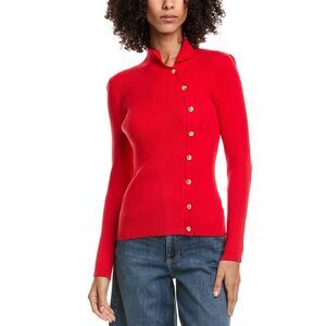 Generation Love Womens  Margaret Rib Top, Red